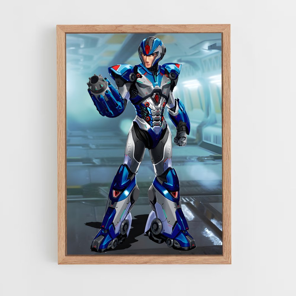 Poster Rush megaman – affiche Mega man (vue 4)